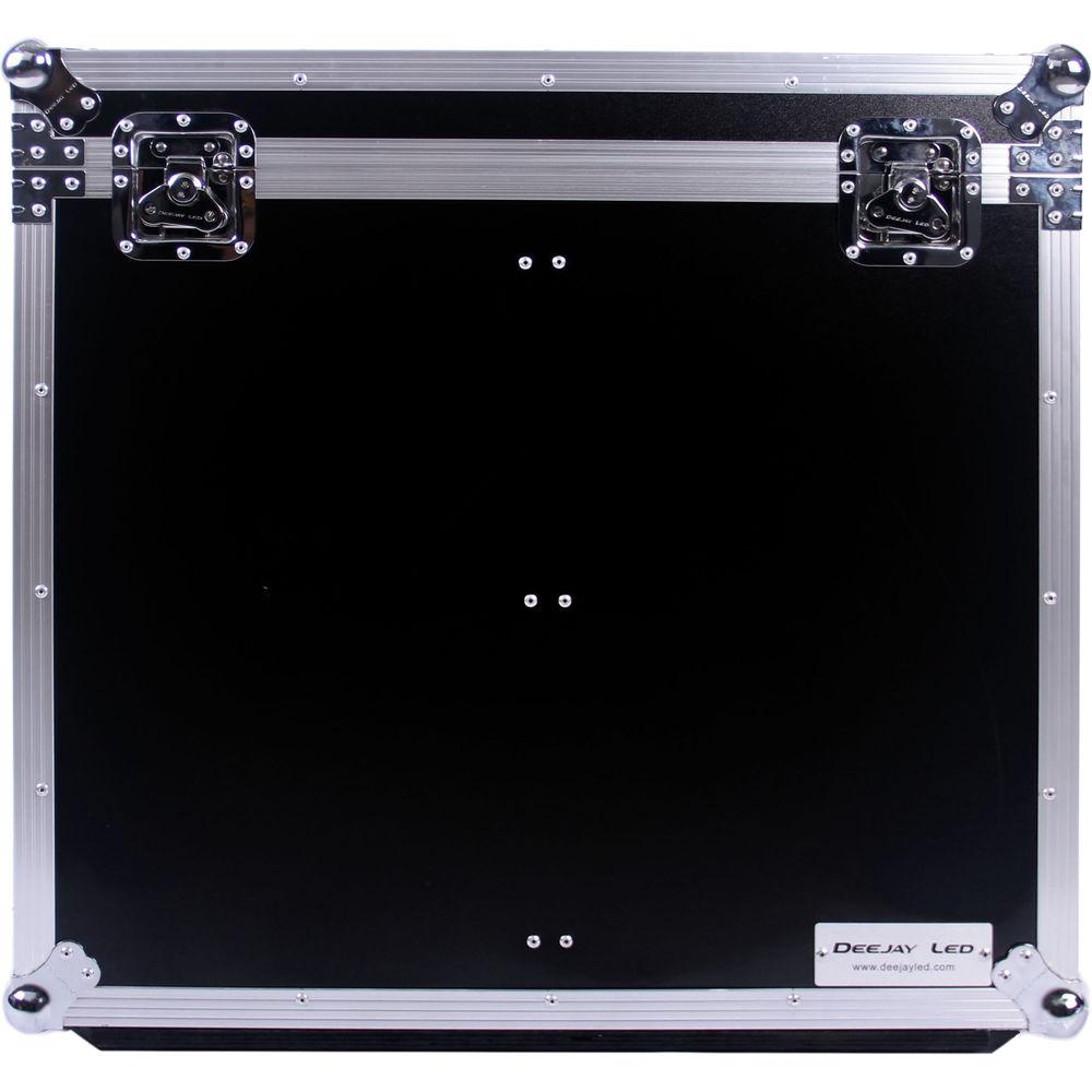 DeeJay LED Fly Drive Utility Trunk Case with Caster Board & Adjustable Compartment