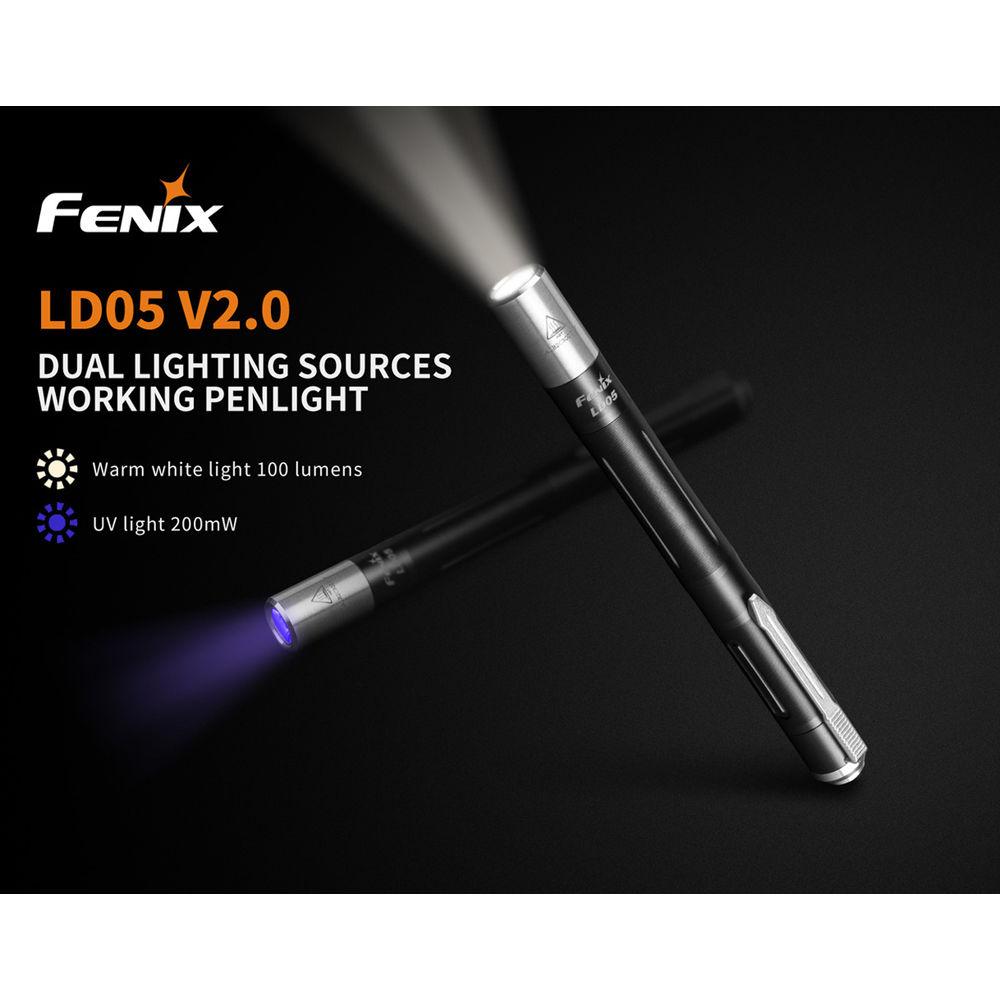 Fenix Flashlight LD05 V2.0 Flashlight with UV