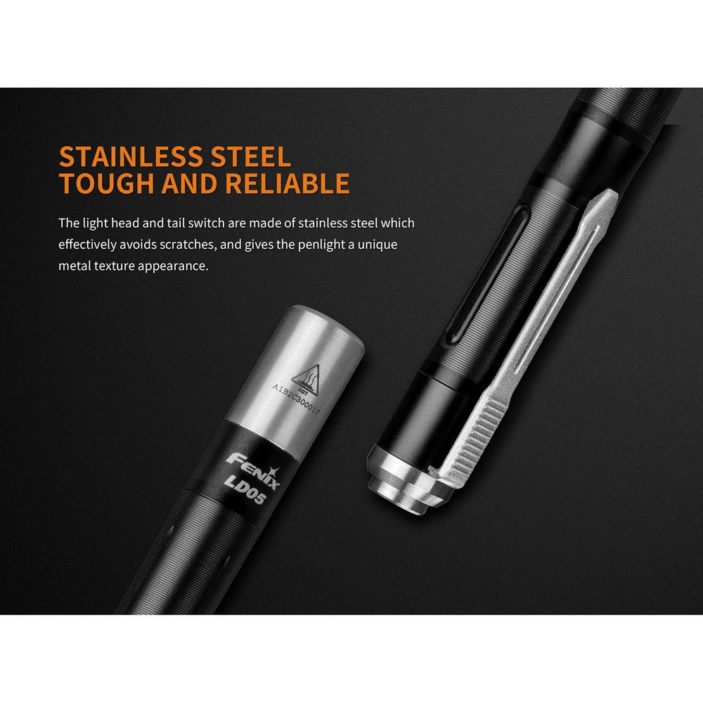 Fenix Flashlight LD05 V2.0 Flashlight with UV