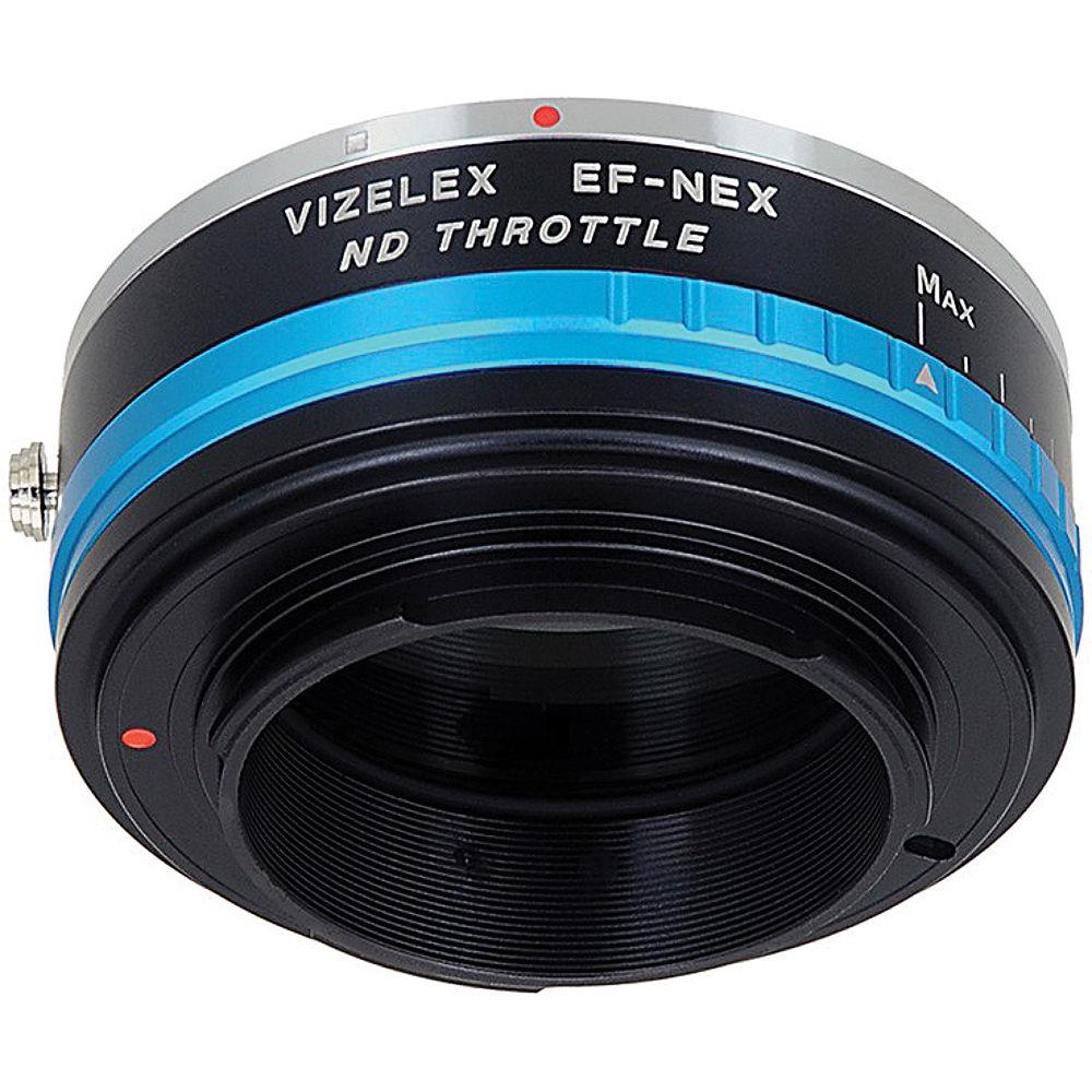 FotodioX Canon EF EF-S Lens to Sony E-Mount Camera Vizelex ND Throttle Adapter