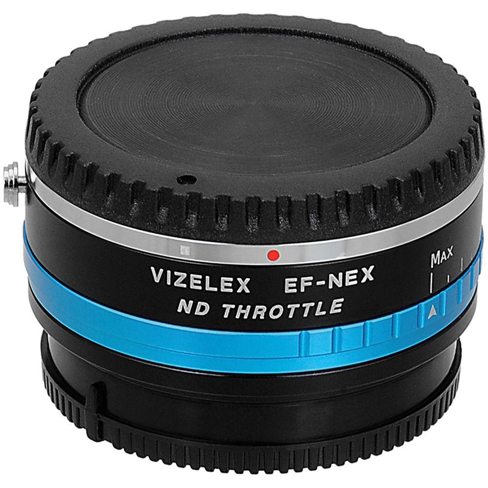 FotodioX Canon EF EF-S Lens to Sony E-Mount Camera Vizelex ND Throttle Adapter