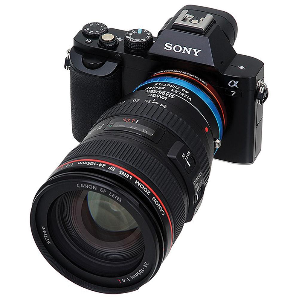FotodioX Canon EF EF-S Lens to Sony E-Mount Camera Vizelex ND Throttle Adapter
