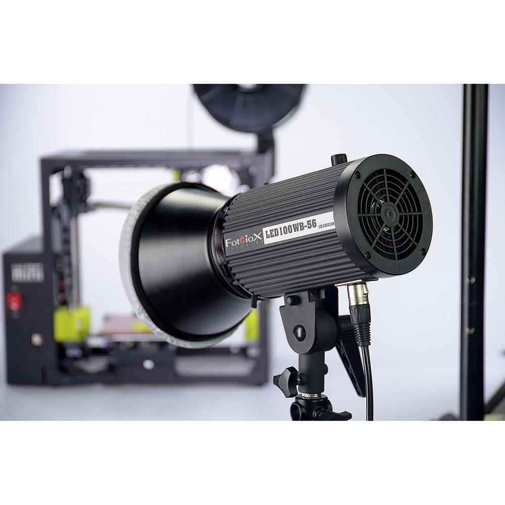 FotodioX Pro LED-100WB-56 Studio 5600K LED 3-Light Kit with 20 x 20" Softboxes