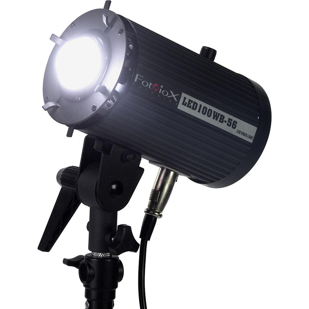 FotodioX Pro LED-100WB-56 Studio 5600K LED 3-Light Kit with 20 x 20" Softboxes