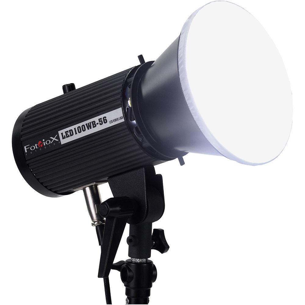 FotodioX Pro LED-100WB-56 Studio 5600K LED 3-Light Kit with 20 x 20" Softboxes