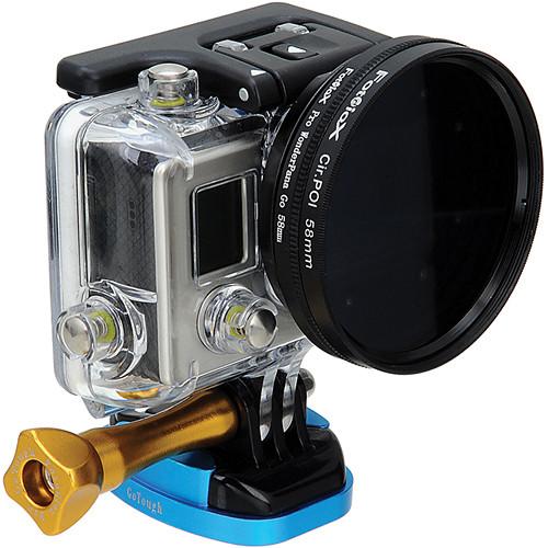 FotodioX Pro WonderPana Go Filter Adapter System with 58mm Step-Up Ring for GoPro Hero 3
