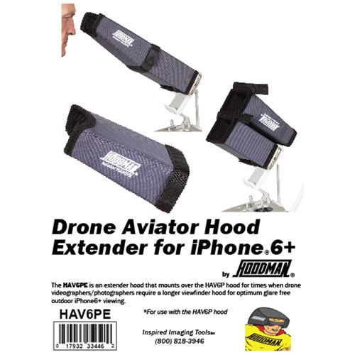 Hoodman HAV6PE Drone Aviator Extender Hood for iPhone 6 6s