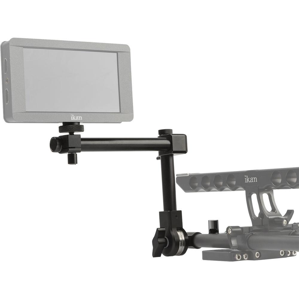 ikan Accessory Arm with Dual 15mm Rod Rosette Pivot Mount