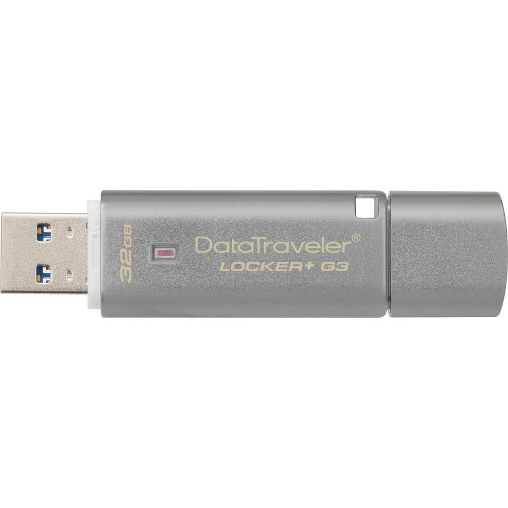 Kingston 32GB DataTraveler Locker G3 USB 3.0 Flash Drive