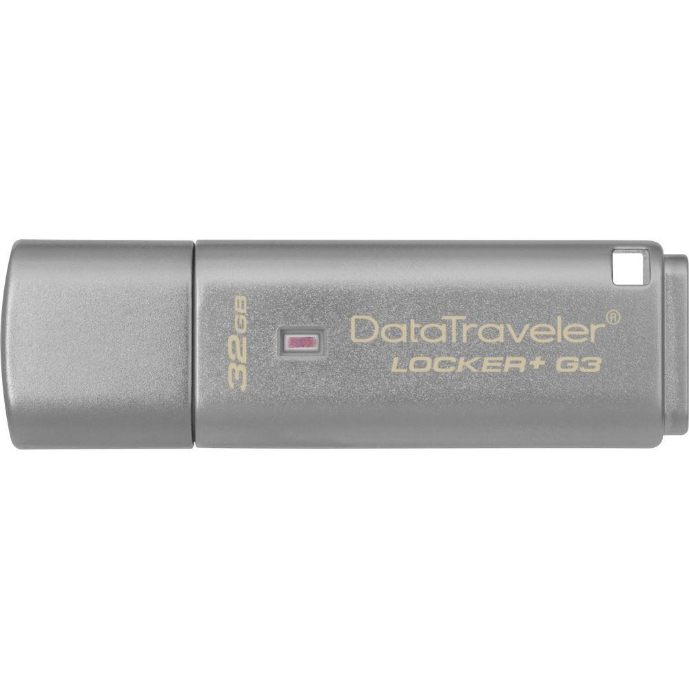 Kingston 32GB DataTraveler Locker G3 USB 3.0 Flash Drive