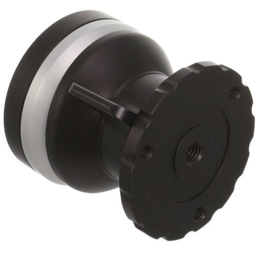 Kirk TLB-1QRS Leveling Base with TQR-1S Tripod Head Quick Disconnect System and Small Plate