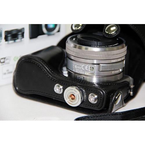 MegaGear MG247 Ever Ready Protective Camera Case for Sony NEX-5R with 16-50mm Lens