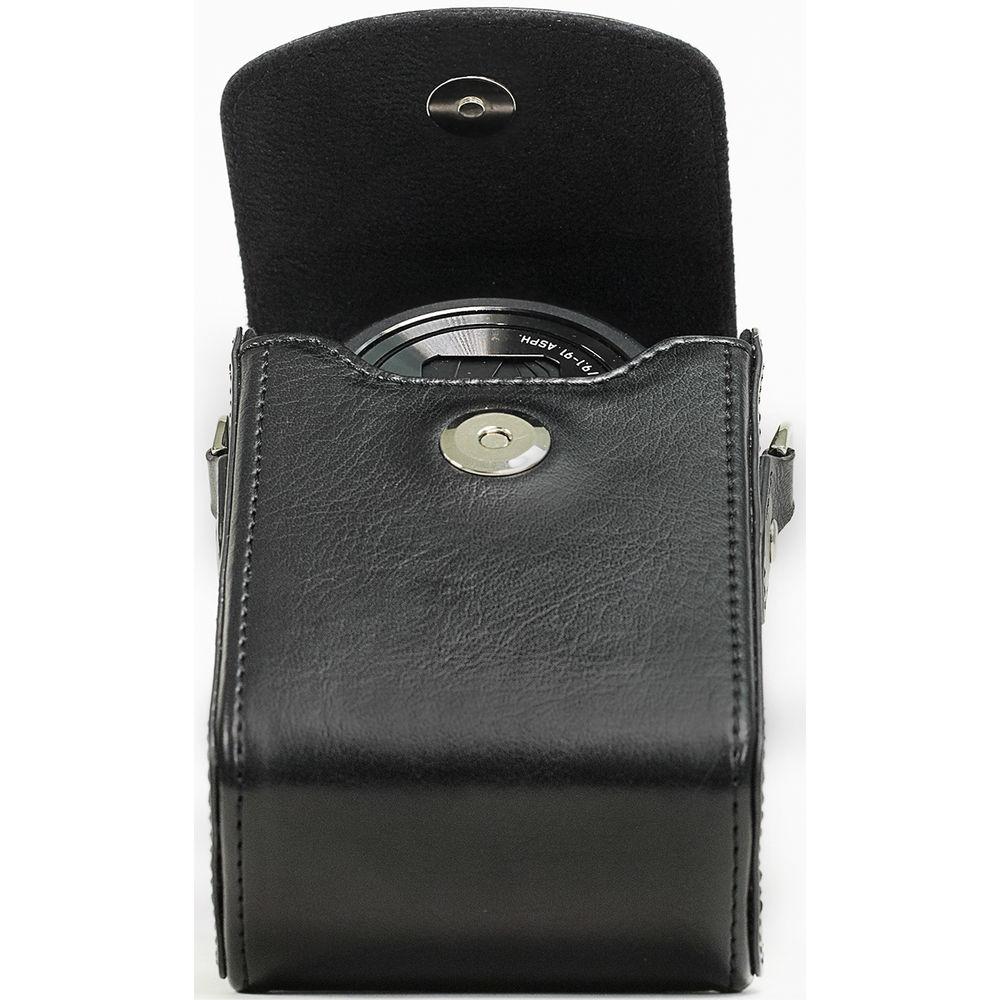 MegaGear Protective Leather Camera Case for PowerShotS120, COOLPIX P340, L28, Lumix ZS50, TZ70, ZS45, TZ57, Select Cyber-Shot
