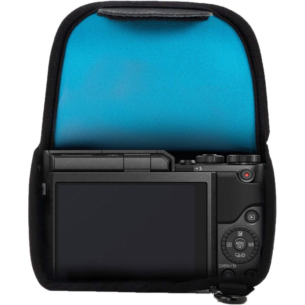 MegaGear Ultra-Light Neoprene Case for Panasonic Lumix DC-GX850, DC-GF9, DMC-GF8, or DMC-GF7 with 12-32mm