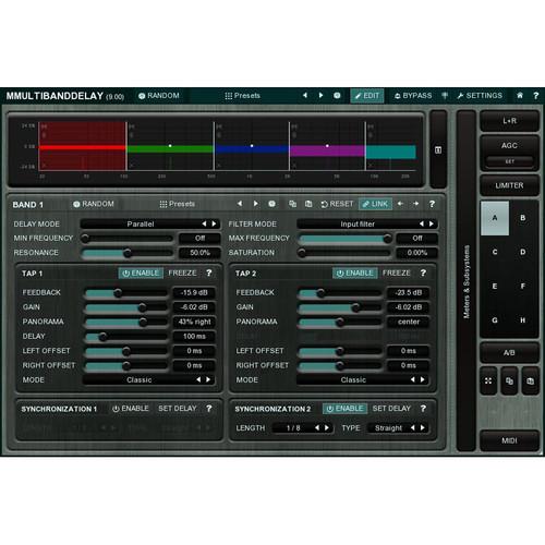 MeldaProduction MMultiBandDelay - Multiband Delay Plug-In