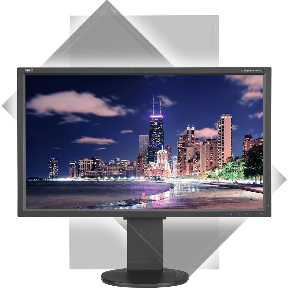 NEC MultiSync EA275UHD-BK-SV 27" 4K UHD sRGB IPS Monitor with SpectraViewII