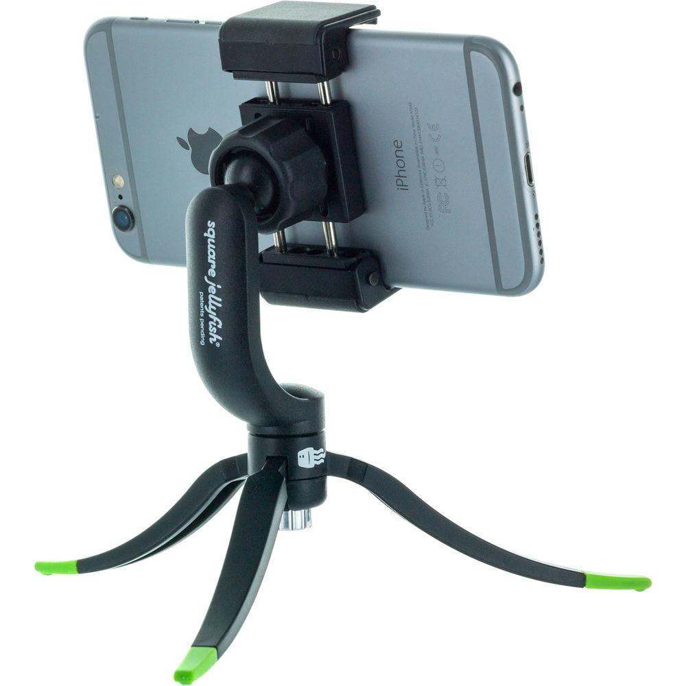 Square Jellyfish Jelly Grip Smartphone Tripod Mount with Jelly Long Legs