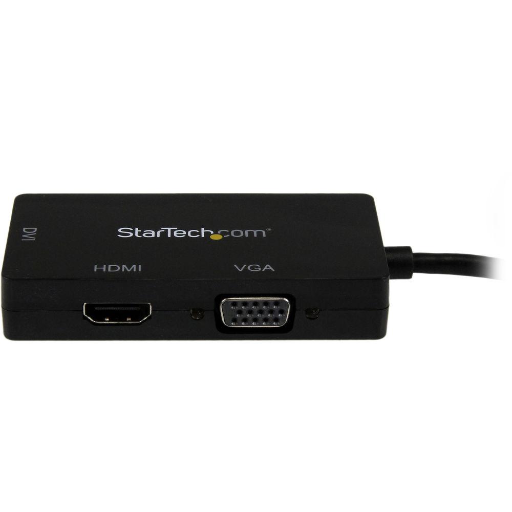 StarTech 3-in-1 Mini DisplayPort to VGA DVI HDMI Travel Converter