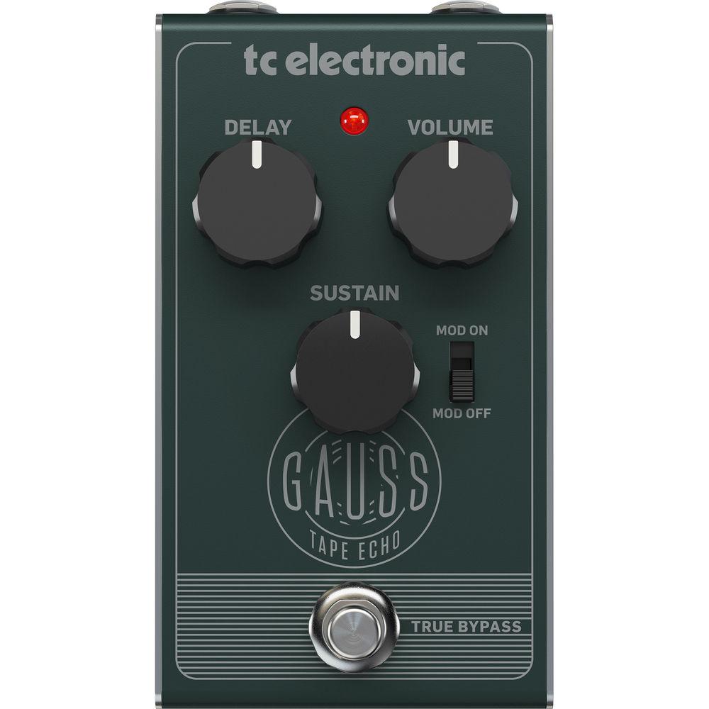 TC Electronic GAUSS Tape Echo Pedal for Electric Guitars