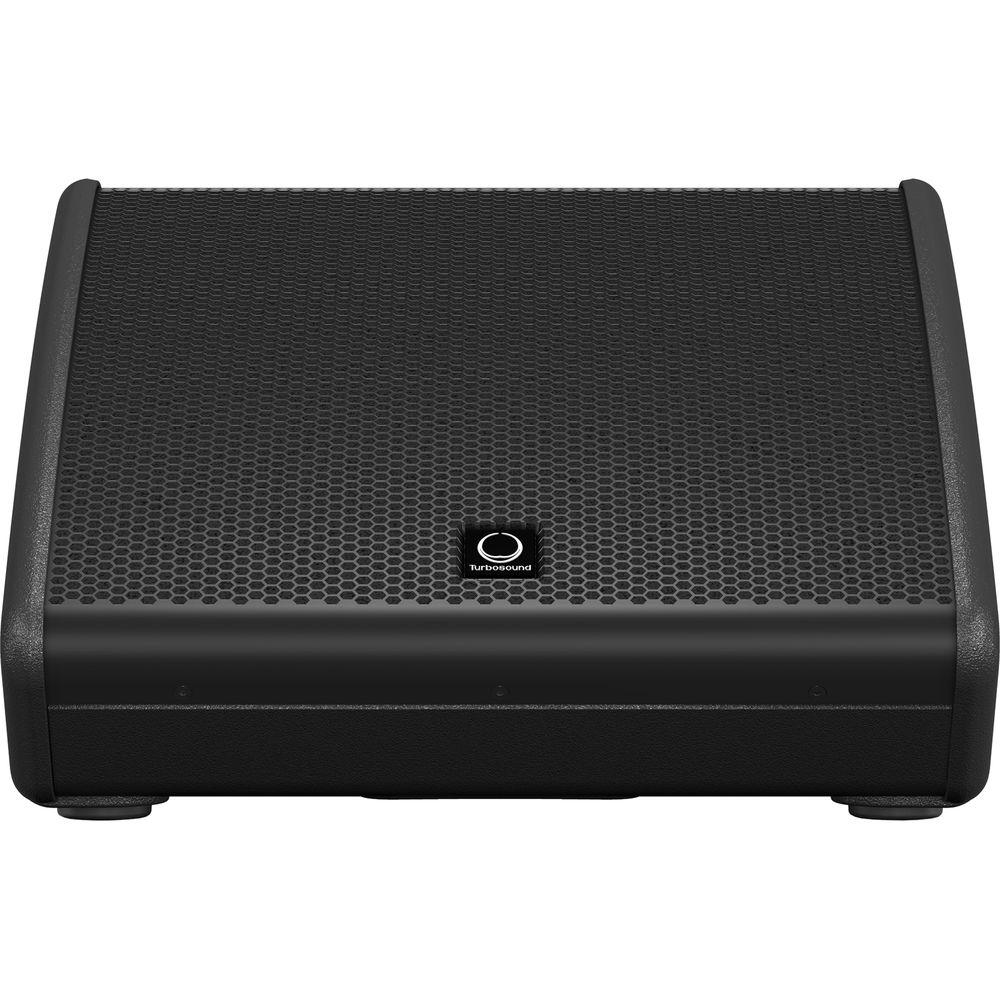 Turbosound FLASHLINE Series TFM122M-AN 12" 2-Way Co-Axial 2500W Stage Monitor with Klark Teknik DSP Technology and ULTRANET