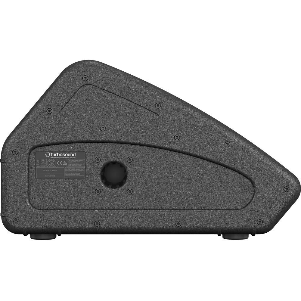 Turbosound FLASHLINE Series TFM122M-AN 12" 2-Way Co-Axial 2500W Stage Monitor with Klark Teknik DSP Technology and ULTRANET