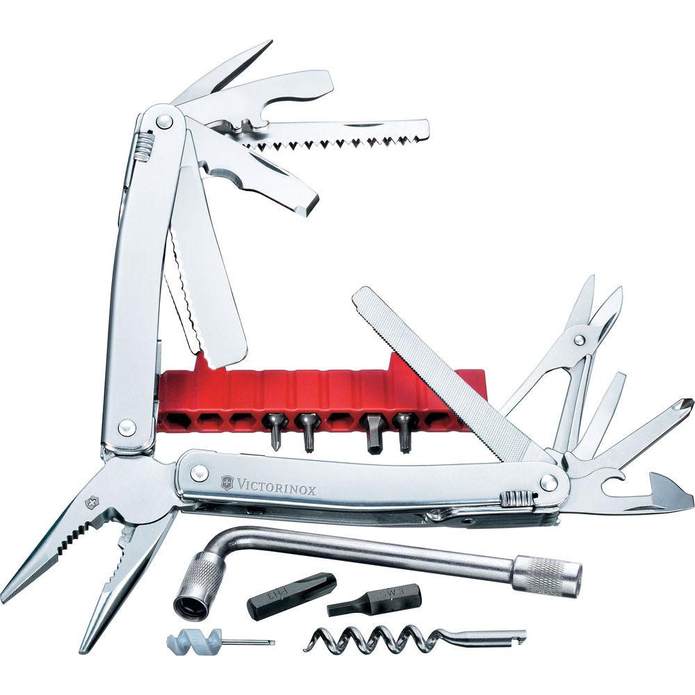 Victorinox SwissTool Spirit Plus Multi-Tool with Leather Pouch