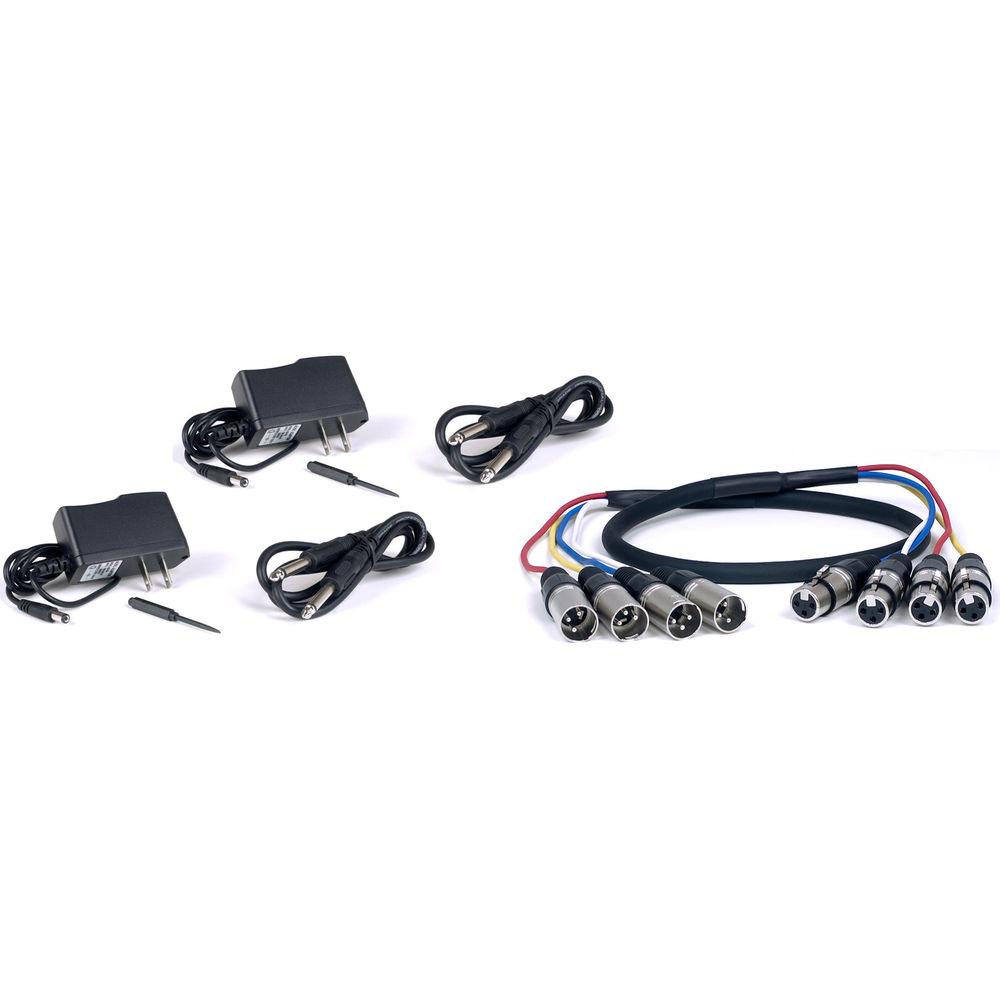 VocoPro UDH-PLAY-4-MIB 4-Channel Wireless Headset Lapel Microphone System in a Bag