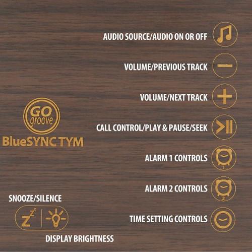 Accessory Power GOgroove BlueSYNC TYM Wireless Bluetooth Speaker Clock