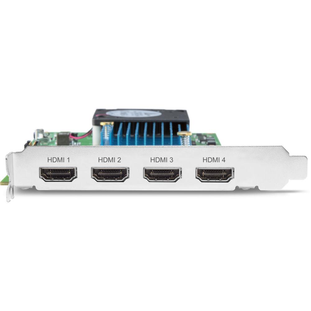 AJA KONA HDMI 4-Channel HDMI Capture Card for Multi-Channel HD or Single Channel UltraHD