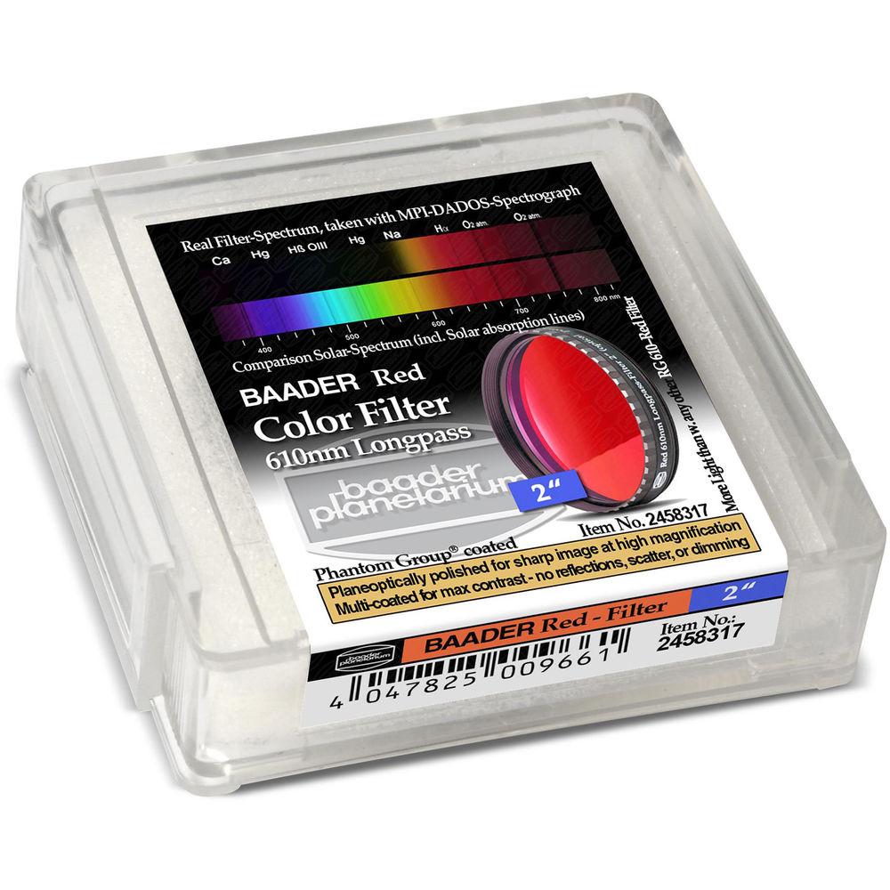 Alpine Astronomical Baader Red Colored Bandpass Eyepiece Filter