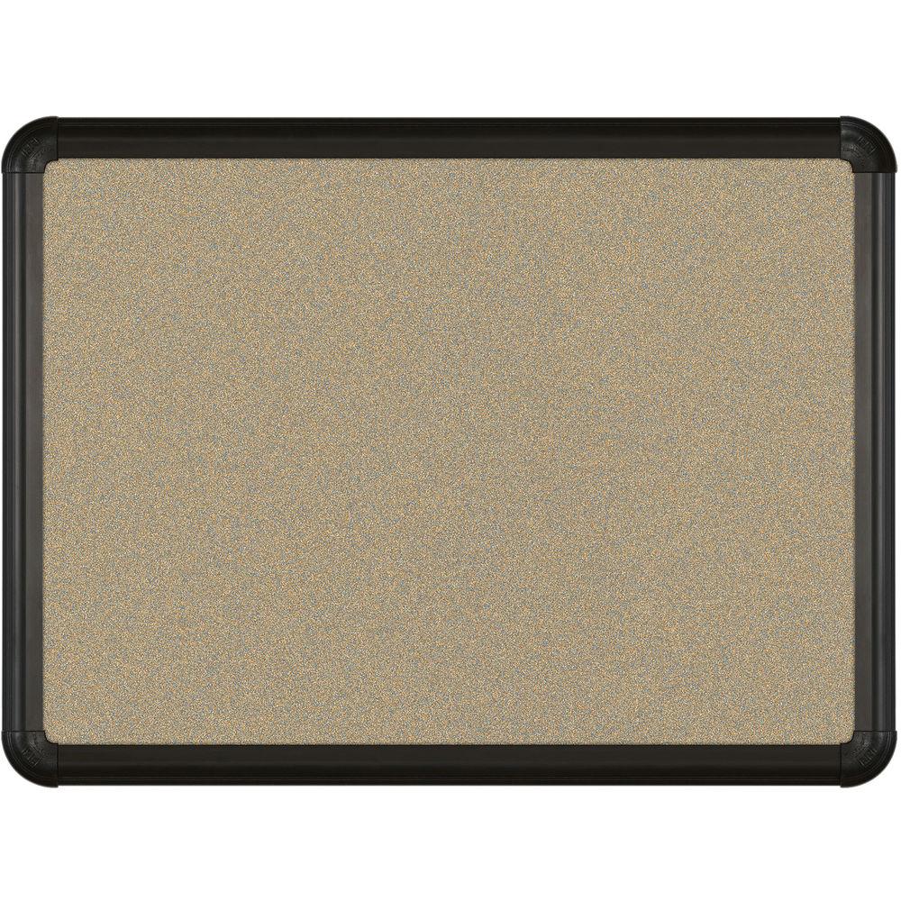 Best Rite Splash-Cork Tackboard with Black Presidential Trim