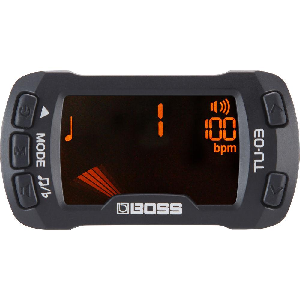 BOSS TU-03 Clip-On Tuner & Metronome