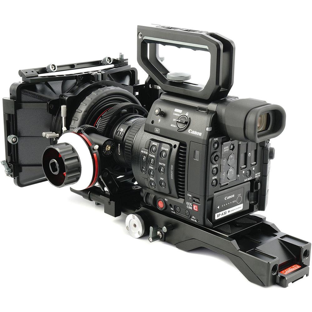 CAME-TV Shoulder Rig with Matte Box and Follow Focus for Canon EOS C200