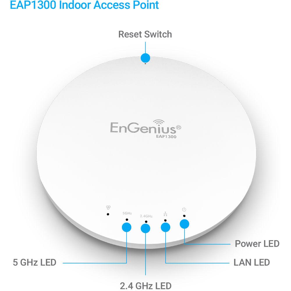 EnGenius EAP1300 Wave 2 11ac Dual-Band Wireless Indoor Access Point