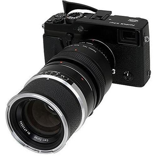 FotodioX Pro Lens Mount Double Adapter for Rollei SL66 and Canon EOS Lenses to Fuji X