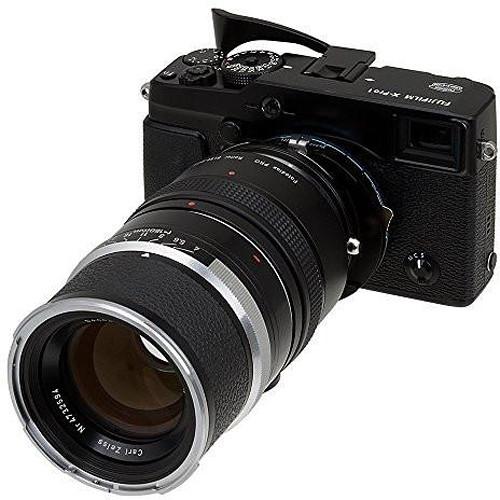 FotodioX Pro Lens Mount Shift Double Adapter for Rollei SL66 and Canon EOS Lenses to Fuji X
