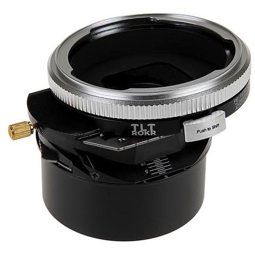 FotodioX Pro TLT ROKR Tilt Shift Lens Mount Adapter for Pentacon 6 Lens to Fuji X-Mount Camera