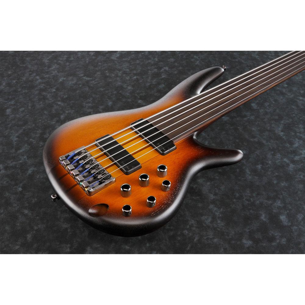 Ibanez SR Series SRF706 Bass Workshop 6-String Fretless Electric Bass Guitar