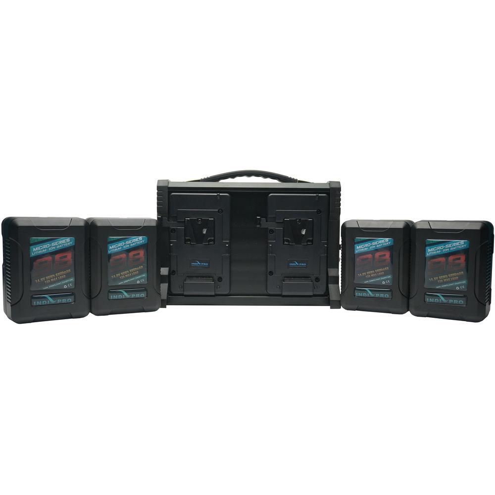 IndiPRO Tools Micro-Series 98 4-Battery Kit with Quad Pro Charger