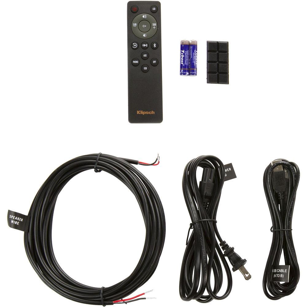 Klipsch R-41PM 2-Way Powered Bluetooth Bookshelf Speakers