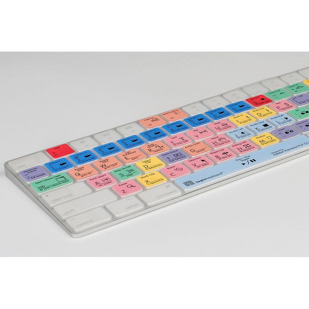 LogicKeyboard Adobe Premiere Pro CC Cover for Apple Magic Keyboard with Numeric Keypad