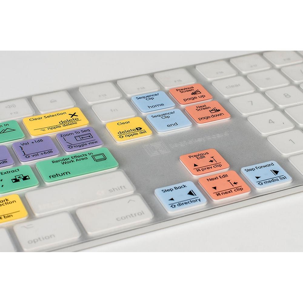 LogicKeyboard Adobe Premiere Pro CC Cover for Apple Magic Keyboard with Numeric Keypad
