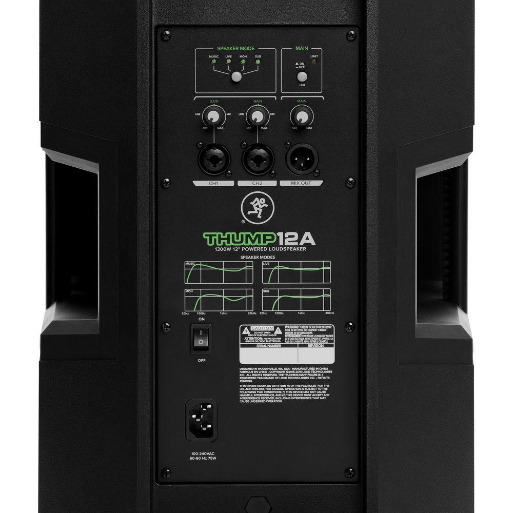 Mackie Thump12A - 1300W 12" Powered Loudspeaker