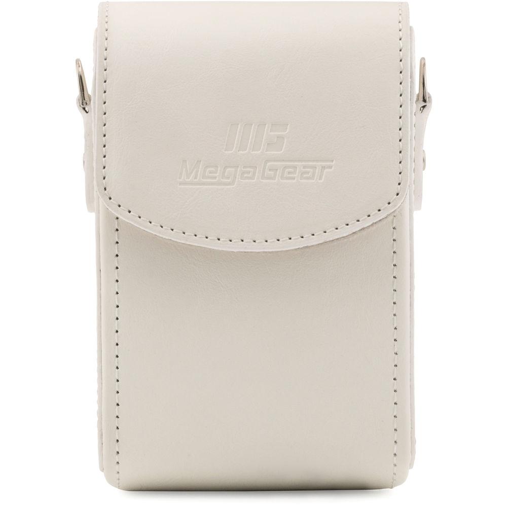 MegaGear Leather Camera Case with Strap for Panasonic Lumix ZS200, TZ200, Leica C-Lux