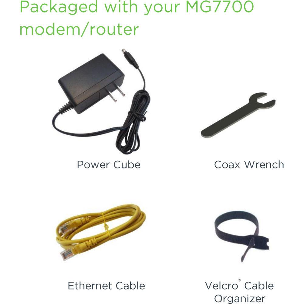Motorola MG7700 AC1900 Dual-Band DOCSIS 3.0 Cable Modem Router, Motorola, MG7700, AC1900, Dual-Band, DOCSIS, 3.0, Cable, Modem, Router
