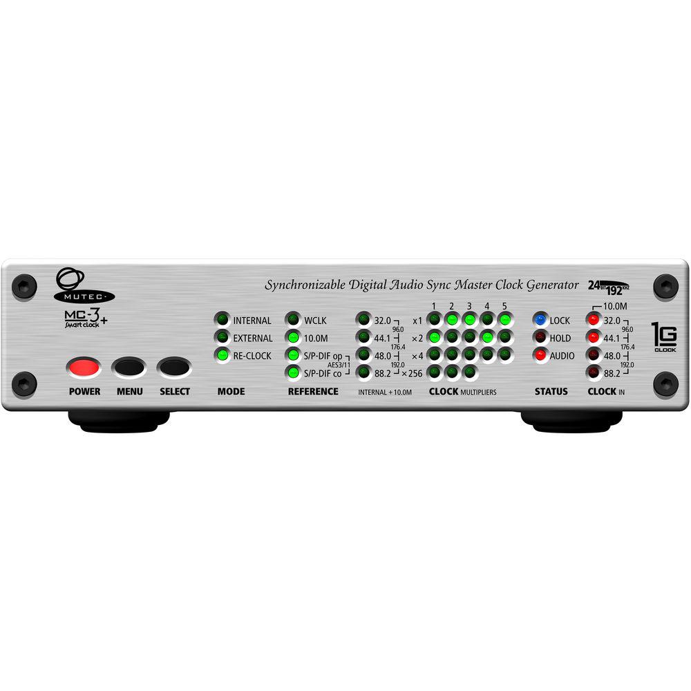 Mutec MC-3 Low-Jitter Master Clock and Audio Re-Clocker with 1G-Clock Technology