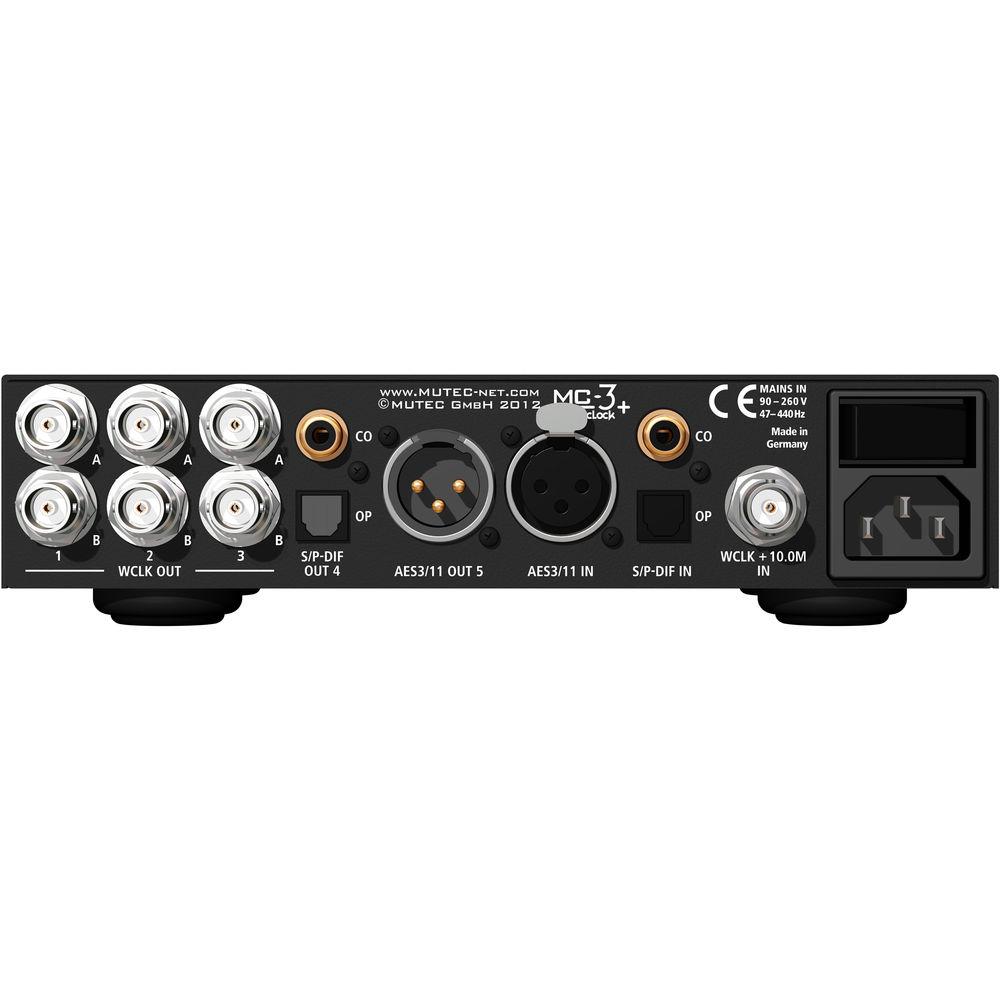 Mutec MC-3 Low-Jitter Master Clock and Audio Re-Clocker with 1G-Clock Technology