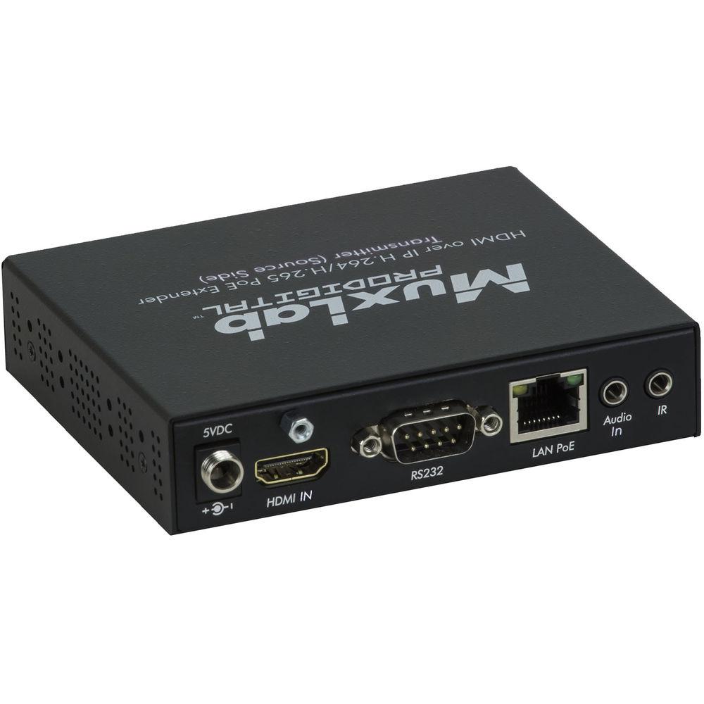 MuxLab HDMI over IP H.264 H.265 PoE Transmitter