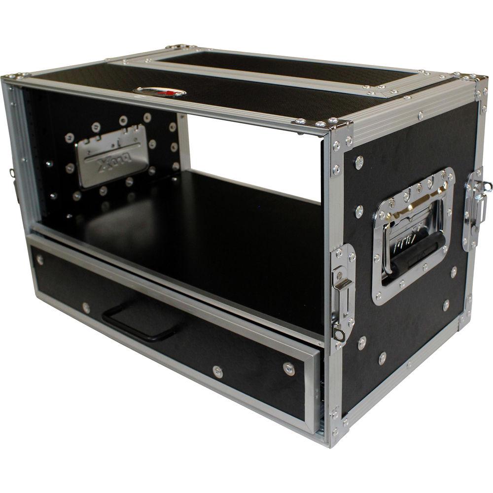 ProX 4-RU Rack Case with 2-RU Rack Drawer
