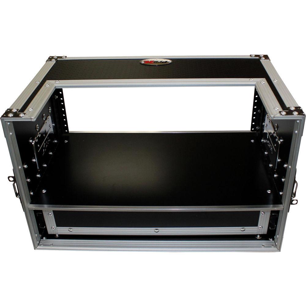 ProX 4-RU Rack Case with 2-RU Rack Drawer